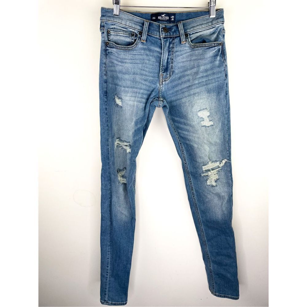 Hollister Men’s Stacked Skinny Distressed Jeans